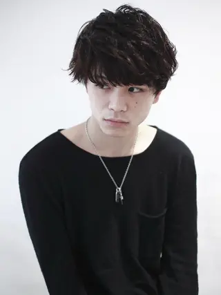 ショート パーマ メンズ HI DEのヘアスタイル