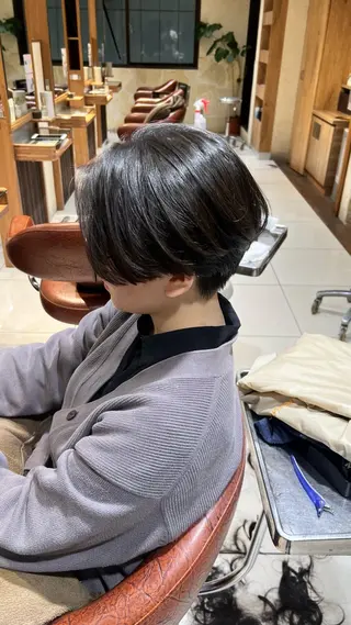 ショート パーマ 新宿/メンズパーマ/ メンズ特化/和田瑞生のヘアスタイル