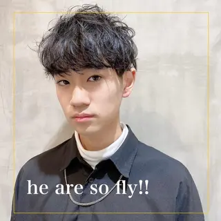 ショート パーマ メンズ ill副店長 立和田純也のヘアスタイル