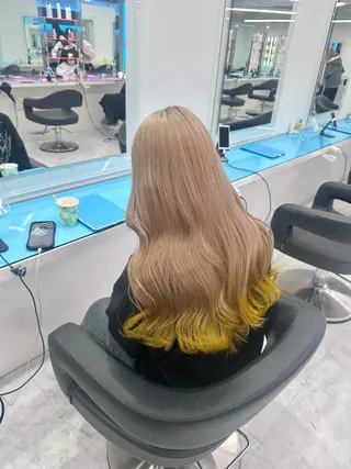 ロング カラー ♡ダブルカラー特化♡ miyuのヘアスタイル