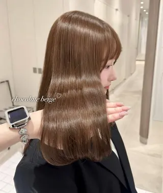 セミロング 𝑀𝐼𝐾𝑈🤍 SALOWIN銀座のヘアスタイル
