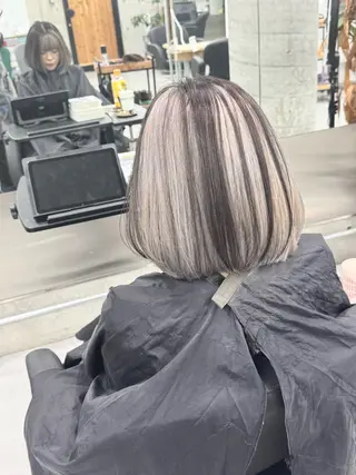 ショート カラー 艶髪✨ブリーチ職人 井手正康のヘアスタイル