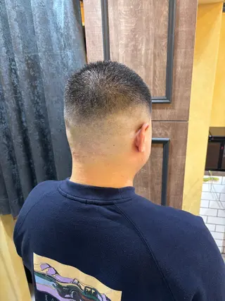 ショート Groomers Tokyo所属・大山慧也/メンズ/ フェード/バーバーのヘアスタイル