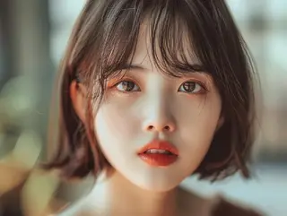 カラー 束感まつぱ🥑🤍 NATUKI🤍のマツエク・マツパデザイン