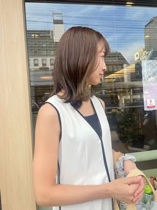 ミディアム カラー 髪質改善/Bloss om🌷高橋沙衣のヘアスタイル