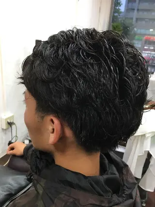 パーマ メンズ 髪質改善カラー🦋 田村のヘアスタイル