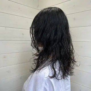 ミディアム パーマ 🍇おぐら めぐみ🍇のヘアスタイル