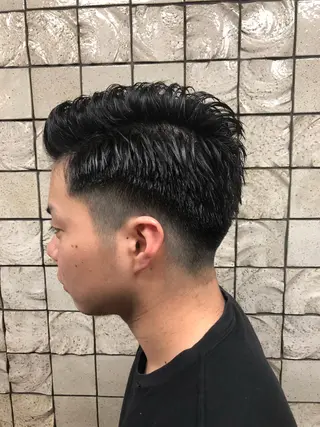 ショート パーマ メンズ 【店長】福田 健人のヘアスタイル