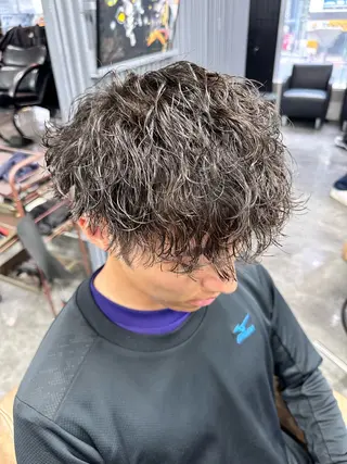 パーマ メンズ 梅田/全パーマ特化/ ケアパーマ特化/秋本のヘアスタイル