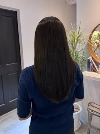 セミロング カラー 華奈/オリーブ/ ベージュ/抜け感🥣のヘアスタイル