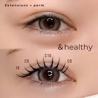 マツエク・マツパ ALTER EYES TORIIのマツエク・マツパデザイン