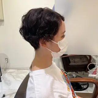 ショート 白髪染め /増田桃子のヘアスタイル