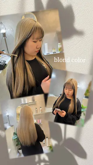 ロング カラー このか🕊️ベージュ /グレージュ/カットのヘアスタイル