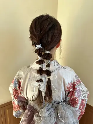 ヘアアレンジ 永田 彩華のヘアスタイル