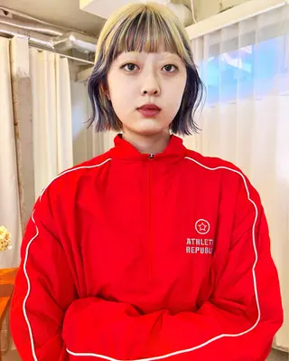 ミディアム カラー haco＋所属・圧倒的デザイン力 店長🎨RENAのヘアスタイル