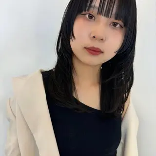 セミロング KEYMAN HARUKAのマツエク・マツパデザイン