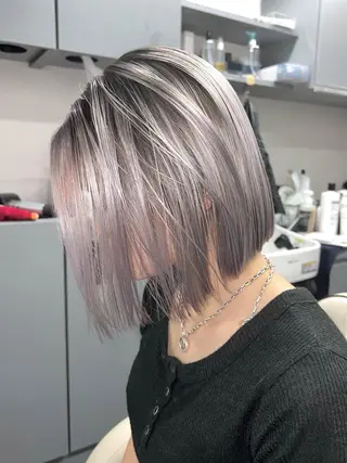 ショート カラー EGO所属・ブリーチカラー💖 rukaのヘアスタイル