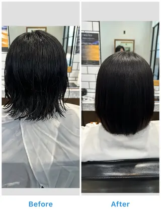 ショート noah  rance池袋所属・💎ReFaで作る 髪質改善💎のヘアスタイル