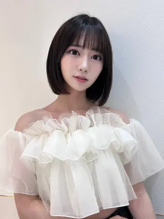 ショート ボブ/レイヤーボブ/ 髪質改善/梶川 夏季のヘアスタイル