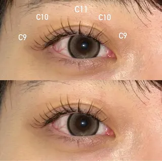 マツエク・マツパ NORA hinataのマツエク・マツパデザイン