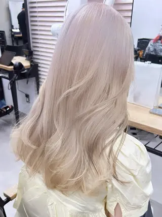 ロング カラー 🧸艶々韓国ヘア 🧁mizunaのヘアスタイル