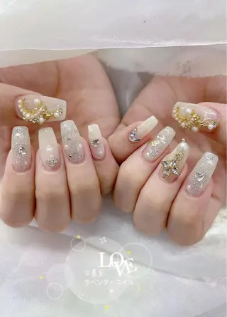 ネイル ラベンダー💖日暮里 ルル💖ネイルのネイルデザイン