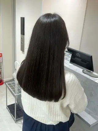 ロング ルナ/レイヤー /暖色/メンズカットのヘアスタイル