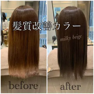 ミディアム カラー パーマ メンズ キッズ 酸熱トリートメント/ 髪質改善🌟玉井香奈のヘアスタイル