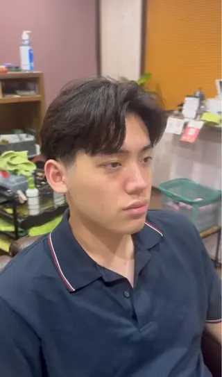 メンズ 上田 結心のヘアスタイル