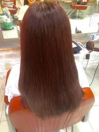 ロング カラー 鈴木 亜実のヘアスタイル