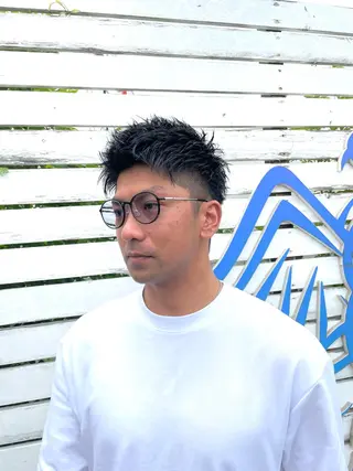 ショート メンズ ✨平日直前割り必見✨ 中山大輔のヘアスタイル