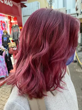 ミディアム カラー 原宿サロン代表 デザインカラー伊藤卓のヘアスタイル