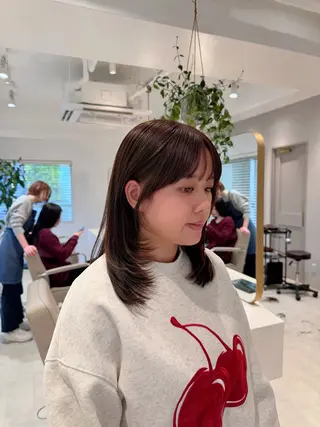 ミディアム BRIGHT所属・🤍恵比寿/透明感/ 小顔カット🤍アズサのヘアスタイル