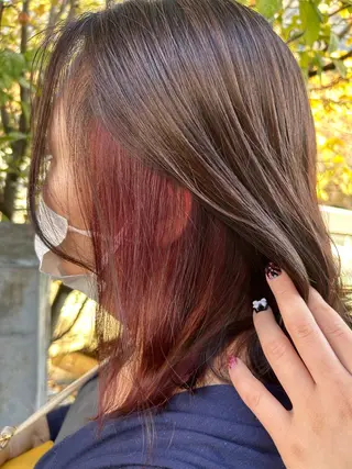 ミディアム 谷 未来美のヘアスタイル