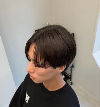 メンズ 艶髪/メンズウルフ/ 毛流れ/AOTOのヘアスタイル