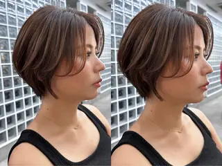 ショート カラー 池袋センターパート No.1 裕大のヘアスタイル