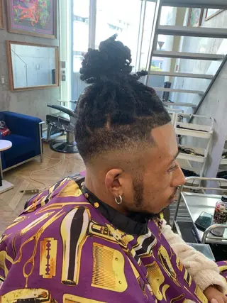 ショート メンズ HONEY TRAP!所属・HARURU🪮✨ ブレイズ海外ヘアのヘアスタイル