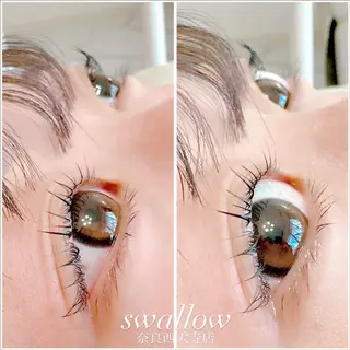 マツエク・マツパ swallow 奈良西大寺店のマツエク・マツパデザイン