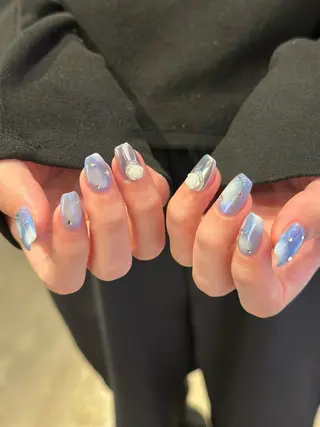 ネイル シモダ カスミ 🦀 @ksm_smdのネイルデザイン