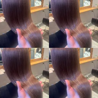 ミディアム カラー レイヤー×髪質改善 マネージャー安藤光司のヘアスタイル