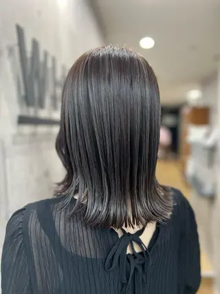 ミディアム 美容室 _WHITE＋ 南海難波店【アンダーホワイトプラス】所属・✨レイヤー/透明感 /豊嶋里緒✨のヘアスタイル