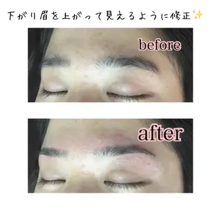 ショート カラー パーマ ヘアアレンジ ネイル マツエク・マツパ 眉毛サロン DUAL 恵比寿の眉毛・アイブロウイメージ