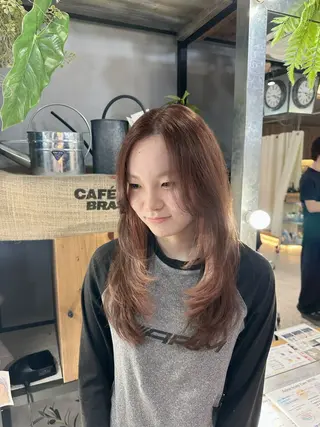 ロング カラー 溜 一太のヘアスタイル