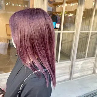 セミロング カラー 【脱白髪染め】【髪質 改善】仲井槙一のヘアスタイル