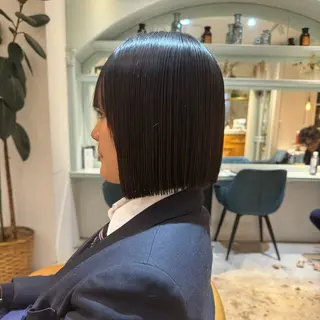 ミディアム 髪質改善/ボブ /韓国/erikoのヘアスタイル