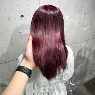 ミディアム カラー ベージュカラー💖 やすひろのヘアスタイル