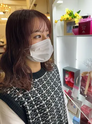 ミディアム ému エミュ　hair &spa所属・近藤 みゅうまのヘアスタイル