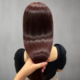 ロング カラー 丸山 早紀のヘアスタイル