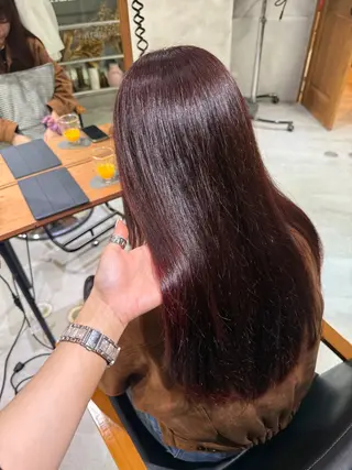 ロング カラー ウルフ/レイヤー🪐 MANAのヘアスタイル