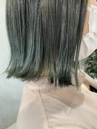 ミディアム カラー EGAO所属・yuuka🌻 ハイライト/艶カラーのヘアスタイル